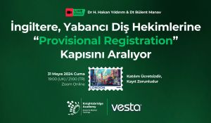 Diş Hekimliği Hakkında Yeni Tasarı İngiliz Parlamentosunda, Detaylar Webinarda