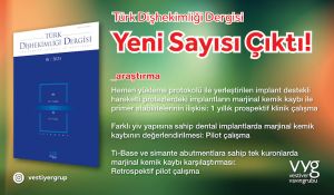 Yeni Sayıda Dental İmplantolojiye Dair Araştırmalar Var